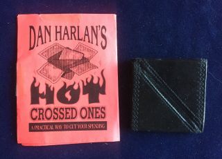Vintage Magic Trick Dan Harlan’s Hot Crossed Ones Dollar Bill Penetration Wallet