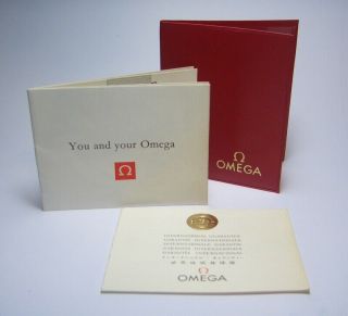 Omega Speedmaster 321 Watch You And Your Omega,  Guarantee And Red Wallet 2