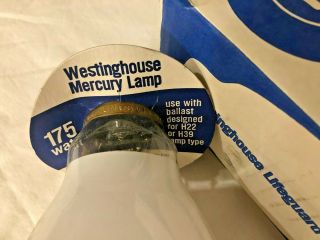 Vintage Westinghouse Lifeguard Mercury Lamp Light Bulb 5dbt28