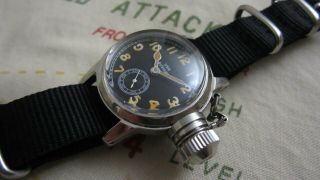 Ww2 Hamilton Sub Second Usn Buships Military Watch With Canteen Case