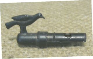 Rare Vintage Metal Miniature Bird Whistle