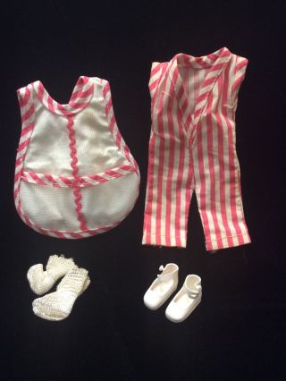 Vintage American Character Betsy Mccall Doll Outfit Mommy’s Helper Shoes Socks