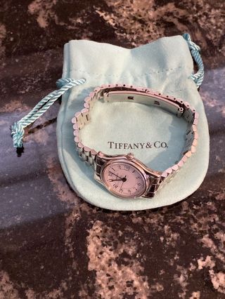 Tiffany & Co.  Ladies Stainless Steel Portfolio Watch