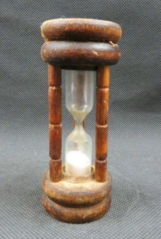 Vintage Sand Timer Hour Glass Clock Mid Century Deco