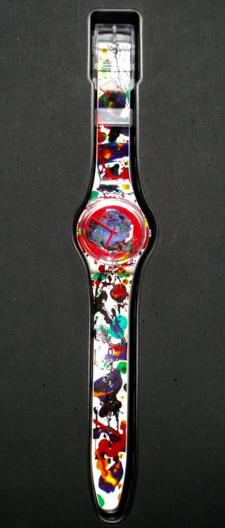 Swatch Limited Edition Sam Francis Wristwatch Gz123
