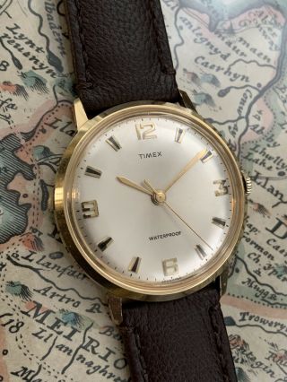 Vintage 1968 Timex Marlin Men’s Mechanical Watch,  Recently Serviced