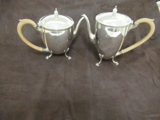 Circa 1911 English Coffee Pot And Tea Pot Made For Tiffany And Co