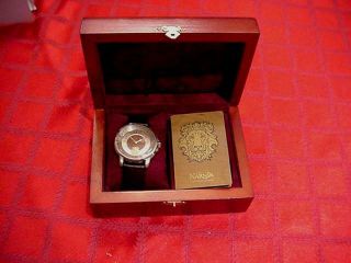 Disney Store Narnia Watch And Pin Set,  Presentation Box & Battery