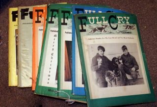 11 1960 S Full Cry Coon Hound Hunting Magazines