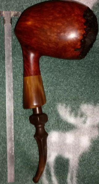 Knute Large Freehand Estate Pipe Carved In Denmark Very