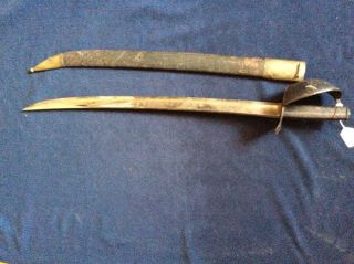 Antique French M.  1833 Type Naval Cutlass Boarding Navy Sword Dated 1842