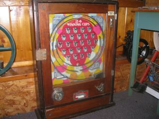 Allwin Antique Trade Stimulator Cigarette Vendor vintage slot machine 2