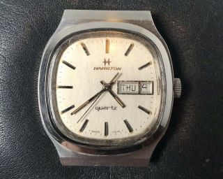 Vintage Hamilton Swiss Made Quartz Wristwatch 707007 - 3,  Runs