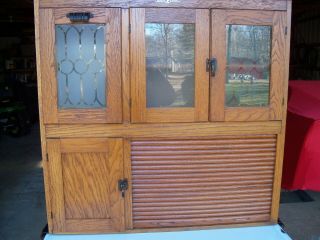 Antique Oak Hoosier Cabinet Napanee 3
