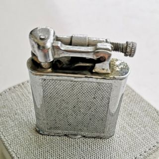 Vintage 1930 ' s POLO Art Deco Lift Arm Pocket Petrol LIGHTER - Made in England 2