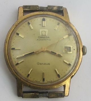 Gents Vintage Omega Geneve Automatic Wristwatch C.  1970 A/f