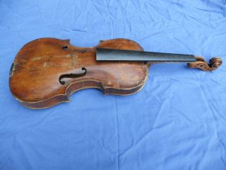 Matthias Albanus Antique Violin Rehab Label Matthias Albani Fecit