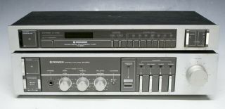Vintage Pioneer TX - 950 Stereo Tuner & SA - 550 Stereo Amplifier 2
