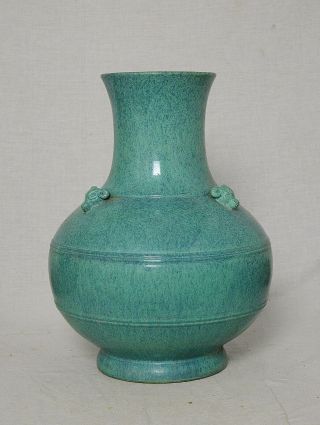 Chinese Lu - Jun Glaze Porcelain Vase With Mark M3248