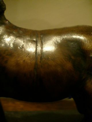 A bronze figure of a prancing horse after the antique 4