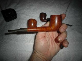 3 Vintage Briar Wood Smoking Tobacco Pipe LONDON 3