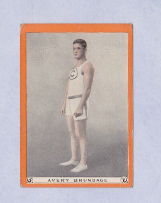 1913 T230 Pan Handle Champion Athletes Avery Brundage - Olympic President