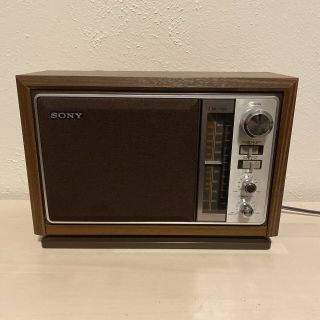 Vintage Sony Am/fm Radio Model Icf - 9740w And Look