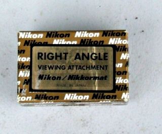Nikon Right Angle Viewing Attachment Nikon / Nikkormat - Vintage Piece