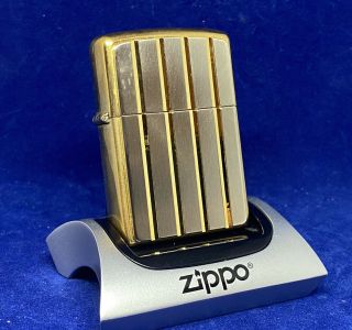 Vintage Zippo Solid Brass 1996 (teluke) Ultra Rare