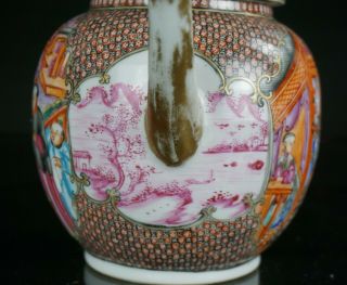 Large Antique Chinese Famille Rose Porcelain Teapot QIANLONG 18th C QING 5