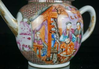 Large Antique Chinese Famille Rose Porcelain Teapot QIANLONG 18th C QING 6
