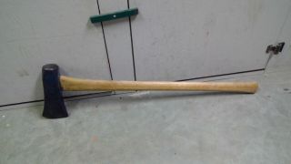 Vintage M1 Splitting Maul Axe - 8 Lb Woodsman Timber Cutter Firewood Ax