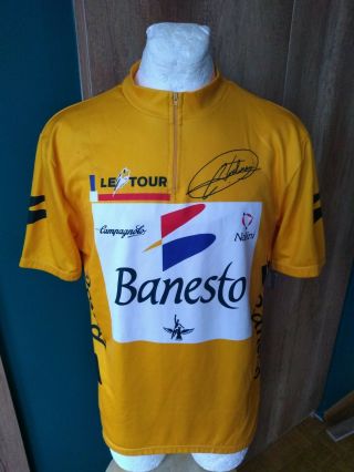 Nalini Banesto Indurain Tour De France Cycling Shirt Vintage Maglia Rare