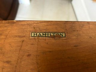 Vintage Hamilton Adjustable Oak/Pine Drafting Table.  24 