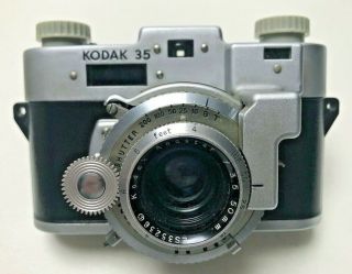 Vintage Kodak 35 Camera F:3.  5 50mm Kodex Anastar Lens