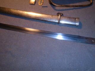 Japanese Meiji Army officer ' s sword in kyugunto mountings 
