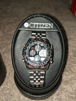 Citizen Promaster Navihawk C300 World Time Quartz Mens Authentic Watch