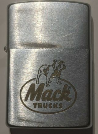 1988 Mack Trucks Zippo Lighter Date Code D Iv Bradford,  Pennsylvania