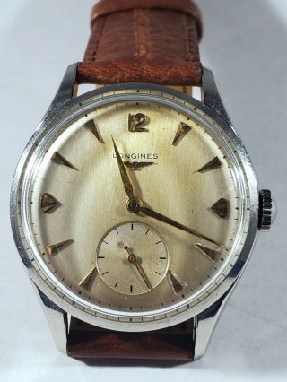 Vintage Longines Wristwatch W/ Swiss 12.  68z Movement - Serviced 2019 - Vt368