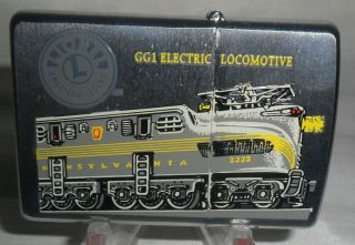 Unfired Zippo Lighter,  Dated 1999 Lionel Train,  Gg1 Electric Locomotive