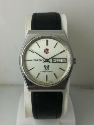 Vintage Rado Green Horse Automatic Day Date Wrist Watch