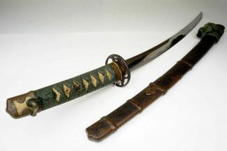 Antique Japanese Tachi Wakizashi Samurai Sword " Osafune 長船 " Katana Nihonto