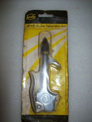 Vintage Amflo Rubber Tipped Blow Gun 201d Un - Opened Package