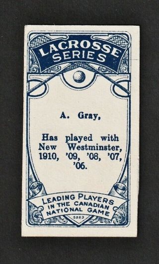 C59 Lacrosse: Gary: Westminster: Imperial Tobacco Cigarette card 1910/11 2