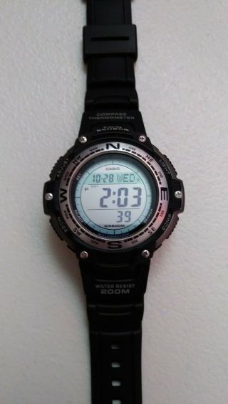 Casio Sgw100 Compass And Thermometer Watch