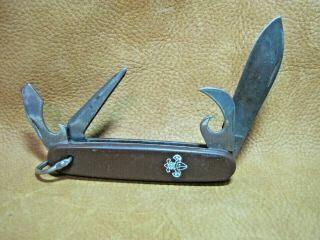 Vintage Imperial Boy Scout Multi - Tool Camp Knife - Usa - Appears