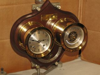 Chelsea Vintage Ships Bell Clock/barometer Set Lennox Model1966 Restored