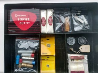 Vintage & Collectable - Pocket / Cigarette Lighters Box Of Spare / Repair Parts