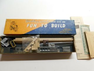 Ho Scale - Vintage Walthers Wood & Metal 7641 Combine Passenger Car Train Kit