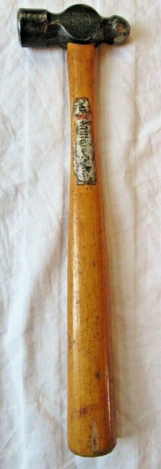 Vintage Millers Falls 8 Oz.  Ball Peen Hammer - Made In U.  S.  A.